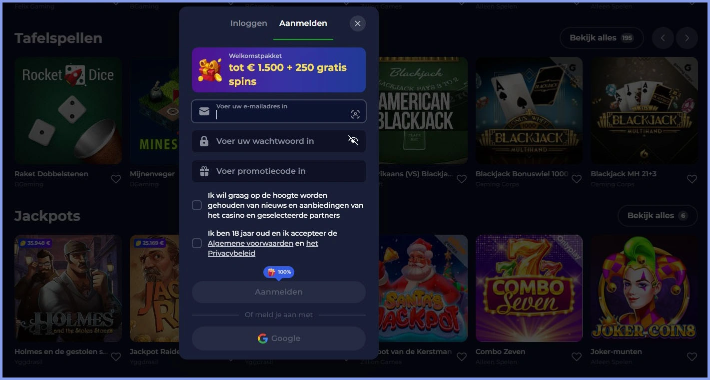 Info over registratie en goedkeuring